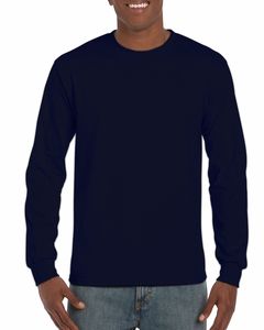 Gildan GI2400 - Men's Long Sleeve 100% Cotton T-Shirt Navy