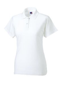 Russell RU569F - Classic Cotton Polo Woman White
