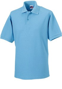 Russell RU599M - Heardwearing Polycotton Polo Sky