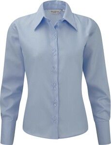 Russell Collection RU956F - Ladies' Long Sleeve Ultimate Non-Iron Shirt Bright Sky