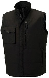 Russell RU014M - Heavy Duty Gilet Black