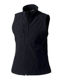 Russell J141F - Women's softshell gilet Black