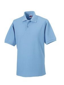 Russell J599M - Hard-wearing 60°C wash polo Sky