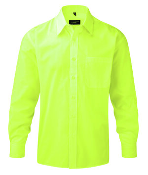 Russell Collection J934M - Long sleeve polycotton easycare poplin shirt
