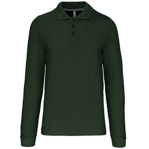 Kariban K243 - MEN'S LONG SLEEVE PIQUE POLO SHIRT Forest Green