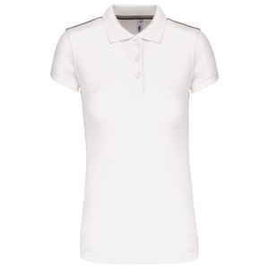 ProAct PA481 - LADIES' SHORT SLEEVE POLO SHIRT White