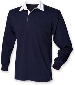 Front Row FR109 - Kids Classic Rugby Shirt Navy/Navy