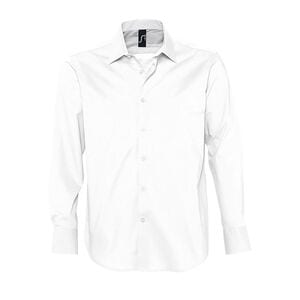 SOL'S 17000 - Brighton Long Sleeve Stretch Men's Shirt White