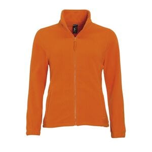 SOL'S 54500 - NORTH WOMEN Zipped Fleece Jacket Orange