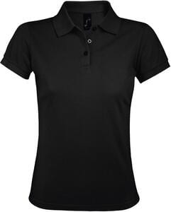 SOL'S 00573 - PRIME WOMEN Polycotton Polo Shirt Black