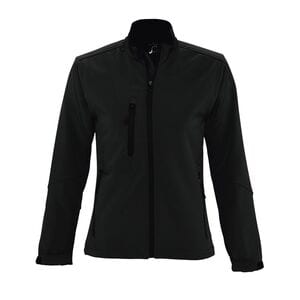 SOL'S 46800 - ROXY Women's Soft Shell Zipped Jacket Black