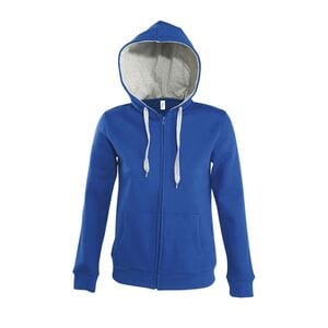 SOLS 47100 - SOUL WOMEN Contrasted Jacket With Lined Hood