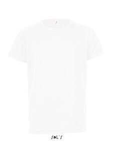 SOL'S 01166 - SPORTY KIDS Kids' Raglan Sleeve T Shirt White