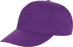 Result RC080X - HOUSTON 5-PANEL PRINTERS CAP Purple