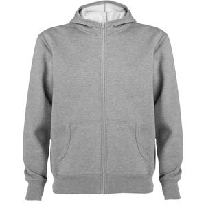 Roly CQ6421 - MONTBLANC Sweat hooded jacket with high neck and full zip Grey