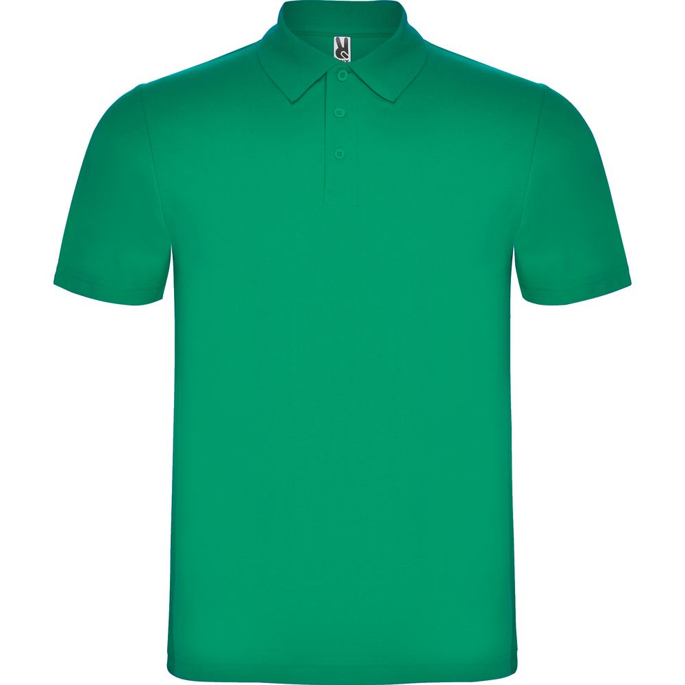 Roly PO6632 - AUSTRAL Short-sleeve polo shirt wih 3-button placket and 1x1 ribbed collar