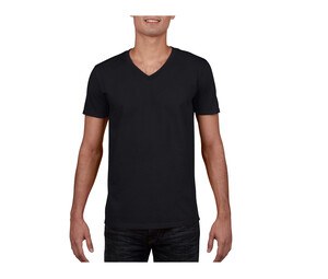 Gildan GN646 - Softstyle™ V-Neck T-Shirt Black