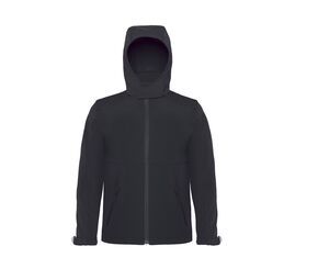 B&C BC650 - Hooded Softshell Dark Grey