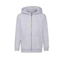 Fruit of the Loom SC379 - Hooded Sweat Jacket (62-045-0) Heather Grey