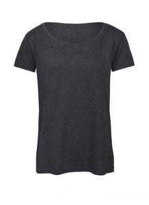 B&C BC056 - Tw056 Tri-Blend Women Heather Dark Grey