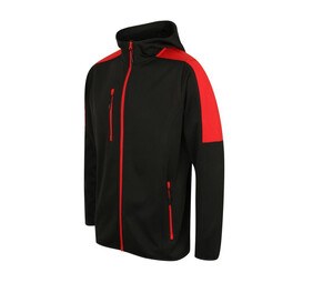 Finden & Hales LV622 - Adult's Active Softshell Jacket Black/Red
