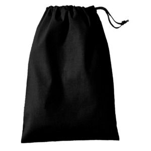 Westford mill WM216 - Premium Cotton Stuff Bag Black