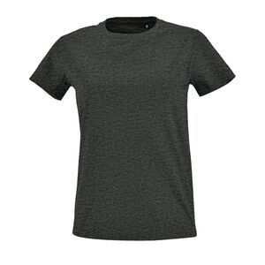 SOL'S 02080 - Imperial FIT WOMEN Round Neck Fitted T Shirt Charcoal Melange
