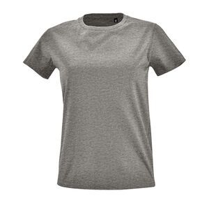 SOL'S 02080 - Imperial FIT WOMEN Round Neck Fitted T Shirt Mixed Grey