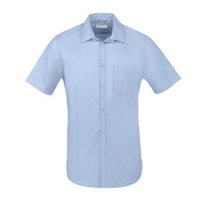 SOL'S 02923 - Bristol Fit Short Sleeve Poplin Men’S Shirt Sky Blue