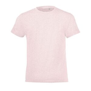 SOL'S 01183 - REGENT FIT KIDS Kids' Round Neck T Shirt Heather Pink