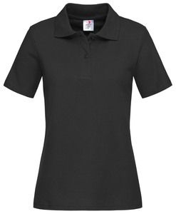 Stedman STE3100 - Women's short-sleeved polo shirt Black Opal
