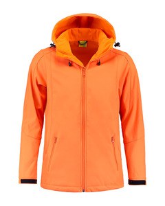 Lemon & Soda LEM3629 - Jacket Hooded Softshell for him Orange