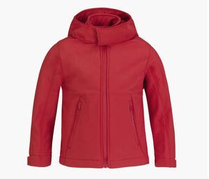 B&C BC651 - Hooded Soft-Shell Red