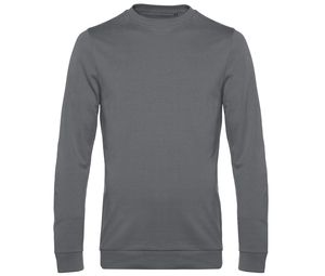 B&C BCU01W - Round neck sweatshirt Elephant Grey