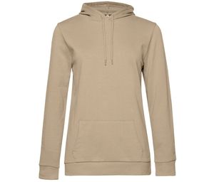 B&C BCW04W - Hooded sweatshirt # woman Desert