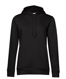 B&C BCW34B - Women's organic hoodie Black Pure