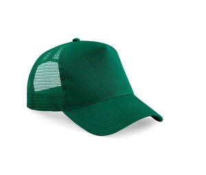 Beechfield BF640 - Half Mesh Trucker Bottle Green / Bottle Green