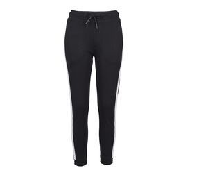 Build Your Brand BY103 - Woman Jogging Pants Black / White