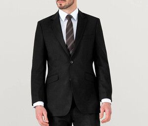 CLUBCLASS CCJ9502 - Titanium Fitted Suit Jacket Black