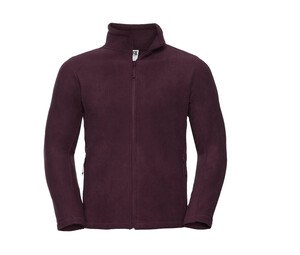 Russell JZ870 - Full Zip Outdoor Fleece Burgundy