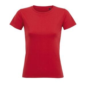 SOL'S 02080 - Imperial FIT WOMEN Round Neck Fitted T Shirt Red