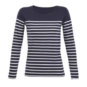 SOLS 03100 - Matelot Lsl Women Long Sleeve Striped T Shirt