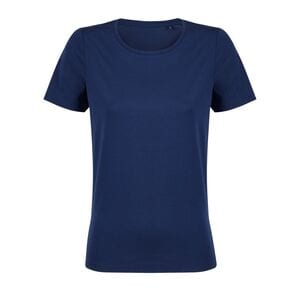 NEOBLU 03185 - Lucas Women Women’S Short Sleeve Mercerised Jersey T Shirt Bleu intense
