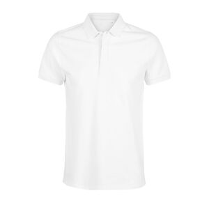 NEOBLU 03188 - Owen Men Piqué Polo Shirt With Concealed Placket Blanc optique