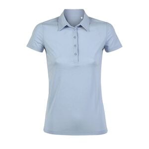 NEOBLU 03191 - Oscar Women Mercerised Jersey Polo Shirt Soft Blue