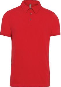 Kariban K262 - Men's short sleeved jersey polo shirt Red