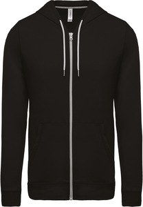 Kariban K438 - LIGHTWEIGHT COTTONHOODED SWEATSHIRT Black