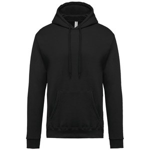 Kariban K476 - Men's hooded sweatshirt Black