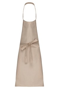 Kariban K895 - Cotton apron without pocket Beige