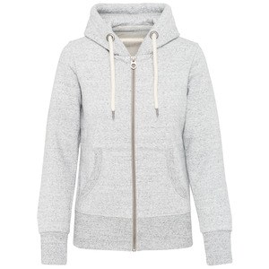 Kariban KV2307 - Womens vintage zipped hooded sweatshirt